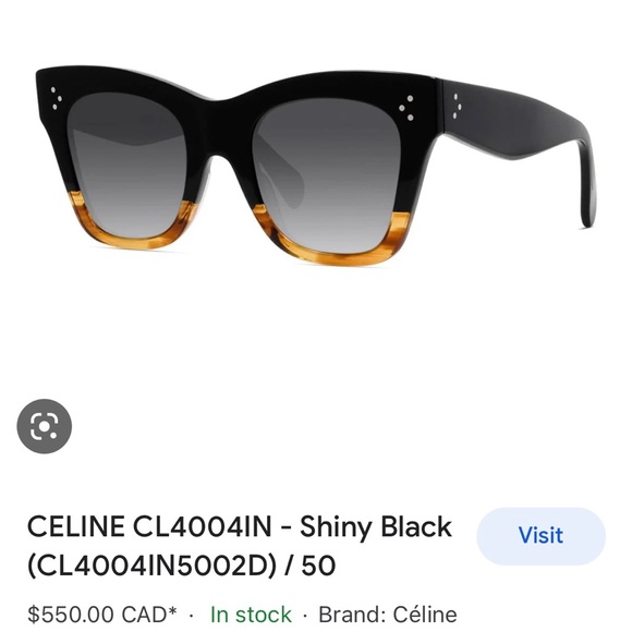 SOLD Celine Sunglasses NWT - Picture 1 of 5
